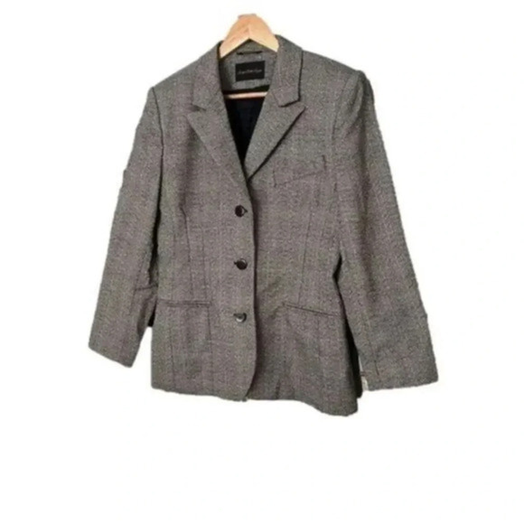 Georgio Saint Angelo Pure Wool Blazer Jacket‎ Size Petite 12 VTG - Picture 1 of 4